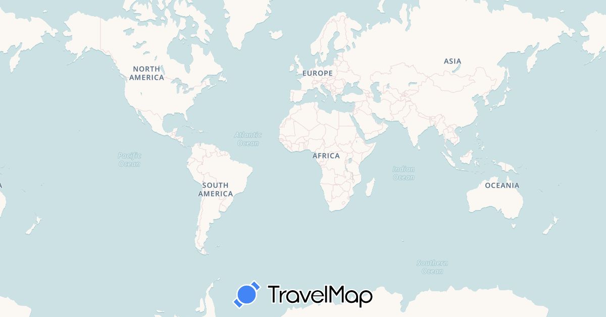 TravelMap itinerary: driving in Germany, Svalbard and Jan Mayen (Europe)